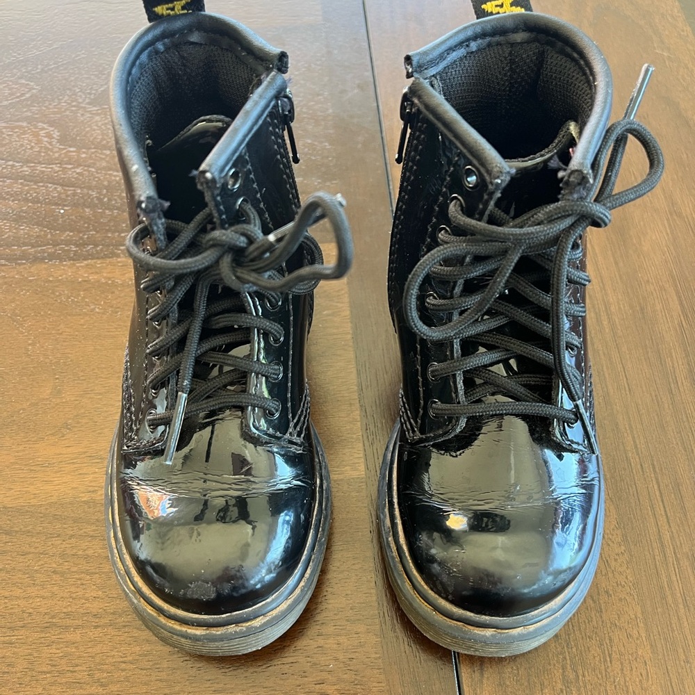 Kids, Doc Martin Black Lace-Up/Zip-Up Boots size 8